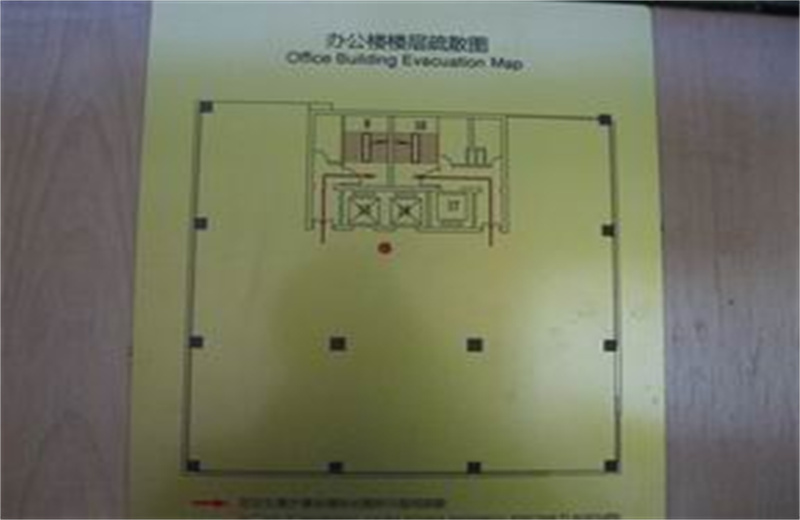 调整大小 办公楼楼层疏散图