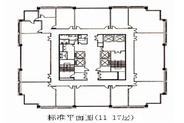 平面图11-17层