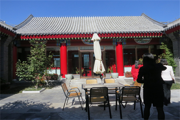 汉威国际广场楼顶四合院