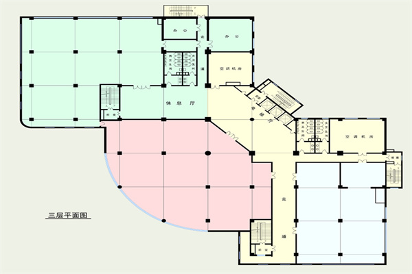 金燕龙大厦平面图3层