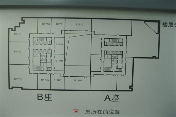 平面图B座大