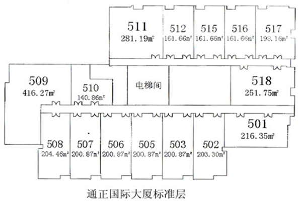 标准层带面积5层清晰