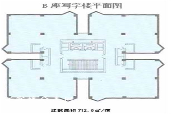 平面图B座