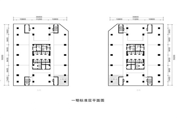 一期标准层平面图