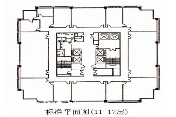 平面图11-17层