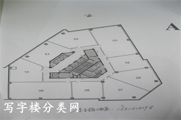 平面图A座