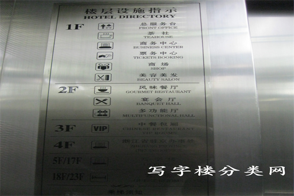 楼层功能分布