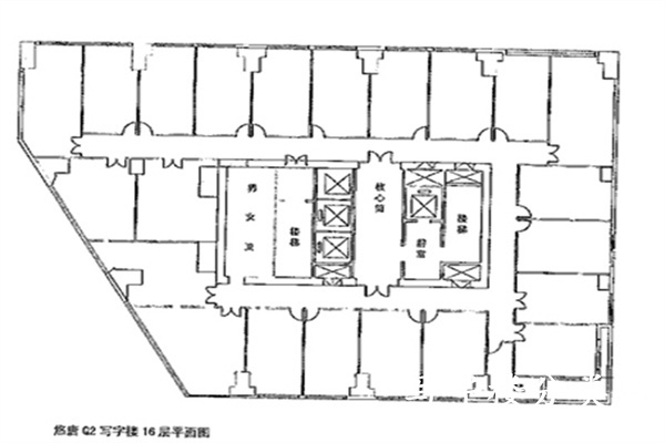 平面图B座16层