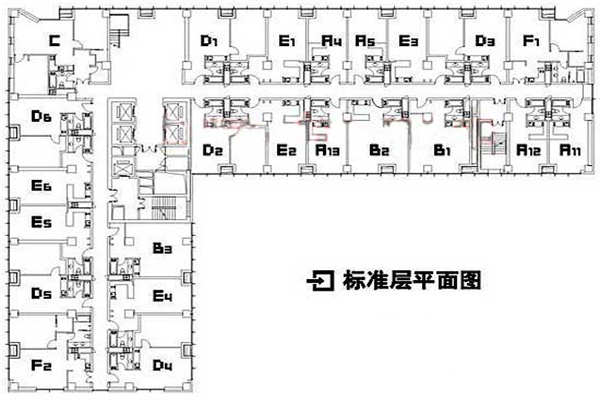 博雅国际平面图