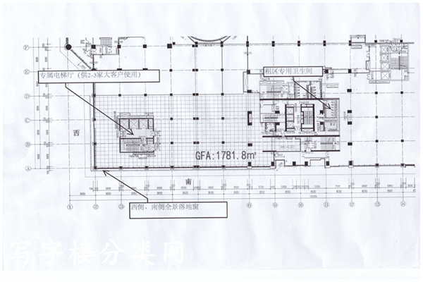 盈科中心B座的甲级写字楼