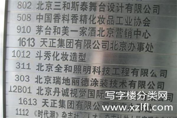 嘉业大厦部分公司