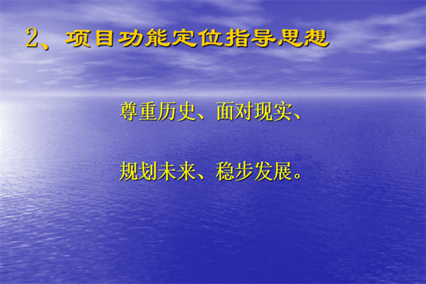 北京某某大厦（国际大厦、中心），项目功能定位指导思想是什么？
