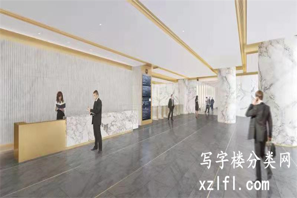 汇京双子座大厦大堂设计图