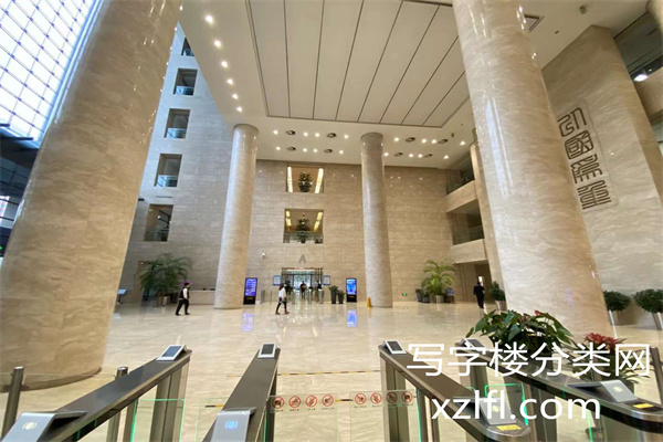 中国卫星通讯大厦——中卫通大厦——卫通大厦大堂闸机