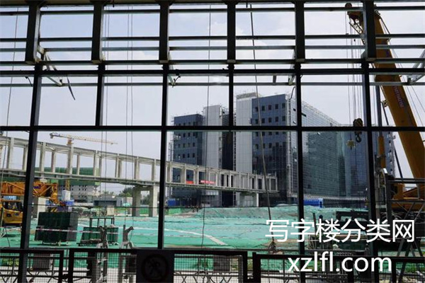 阿里巴巴北京新总部园区正在施工