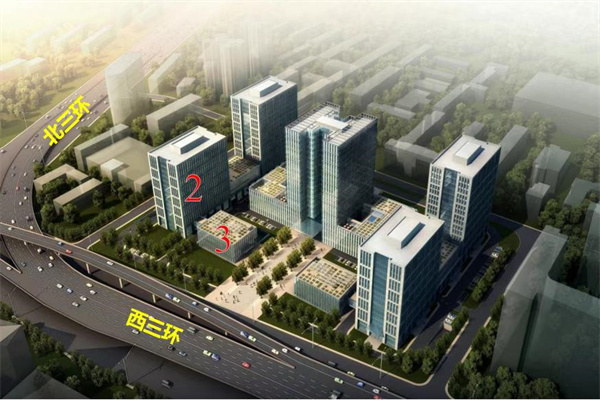 中关村国防科技园——国防科技大厦效果图