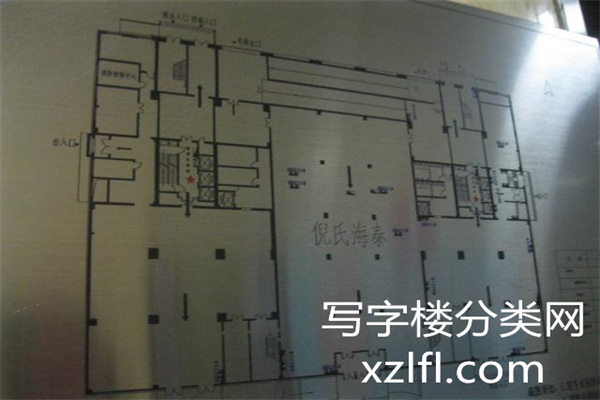 白云时代大厦一层平面图