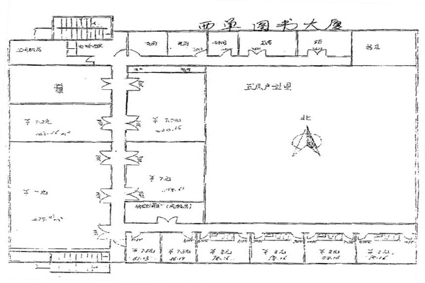 北京图书大厦——西单图书大厦平面图_副本