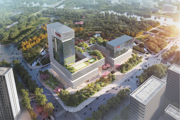 华夏银行总部大厦，启动建设，办公地址将从市中心向副中心转移。