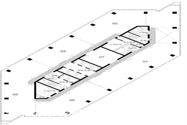 华贸中心，对面是北京新SKP二期