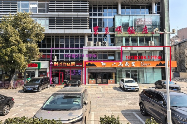 东三环的黄金地段的商铺